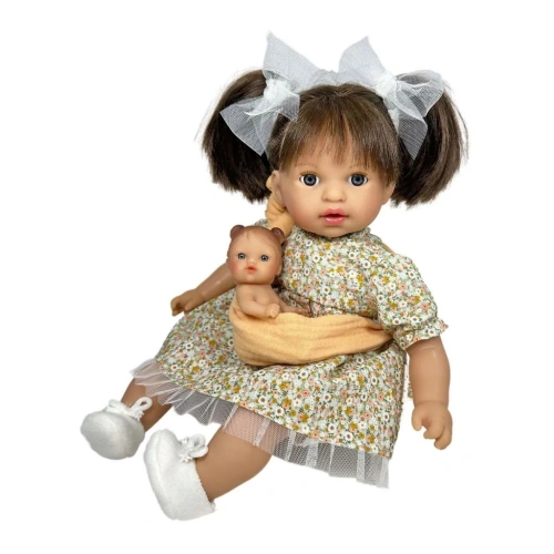 NINES D'ONIL panenka ÁLEX con Bebe 40 cm Brunetka