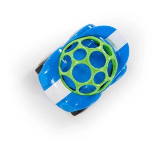 OBALL Hračka autíčko Rattle & Roll modro/zelené 3m+ (2)