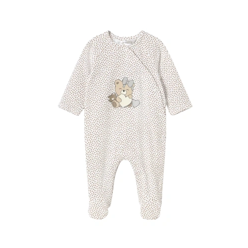 MAYORAL dívčí overal DR puntík bílá, béžová