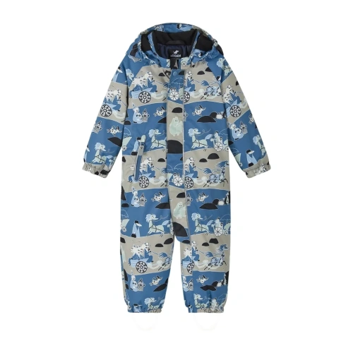 REIMA zimní overal membránový Moomin Puhuri blue ocean