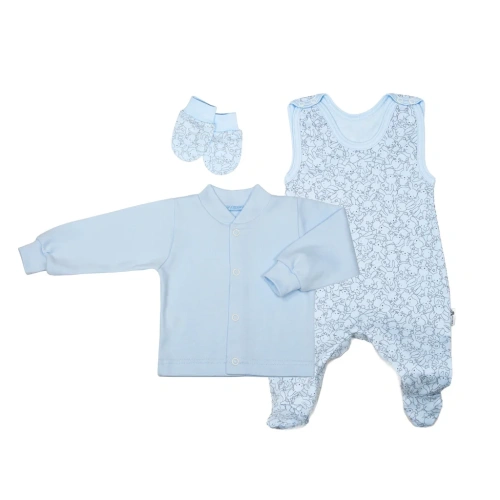 ESITO souprava do porodnice Zája 3 dílná Soft blue