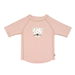 LÄSSIG tričko Short Sleeve Rashguard leopard pink 07-12 m