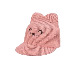 MAYORAL dívčí klobouček kočička, růžový - vel. 48