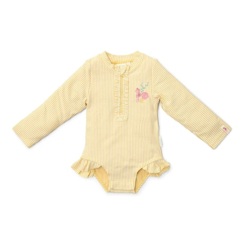 LITTLE DUTCH dívčí plavky DR Ocean Treasures Yellow