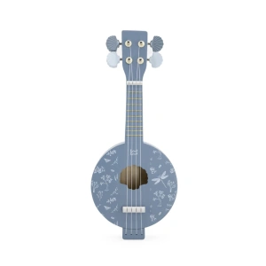 LABEL LABEL dřevěné Banjo modrá