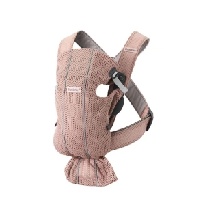 BABYBJÖRN nosítko MINI 0-12 měs Dusty Pink/3D Mesh