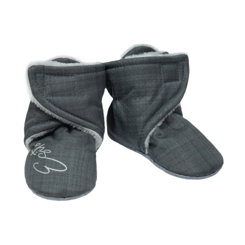 ESITO barefoot capáčky Softshell Lamb grey šedá
