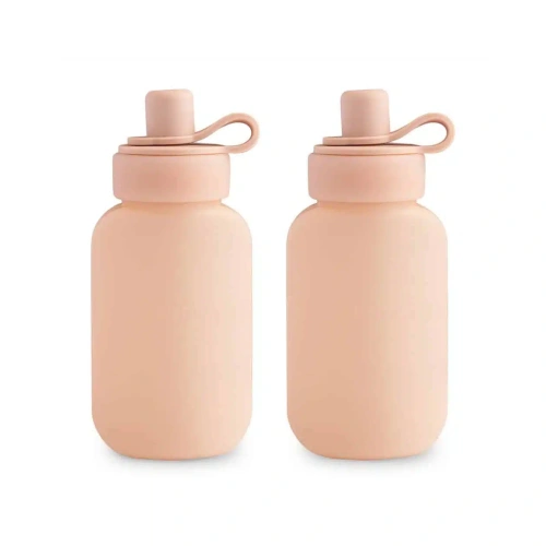 MUSHIE silikonové kapsičky na pyré 2 ks Blush