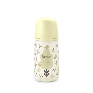 SUAVINEX láhev kojenecká Birdies 270 ml žlutá