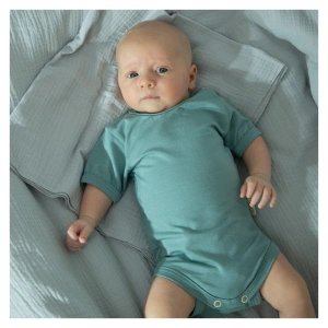ESITO rostoucí body pro miminka Modal KR Green Beryl zelená (2)