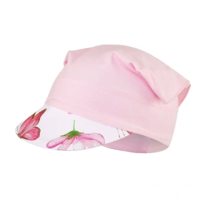 LITTLE ANGEL šátek tenký kšilt Outlast® růžová baby/růžový motýl vel. 3 | 42-44 cm