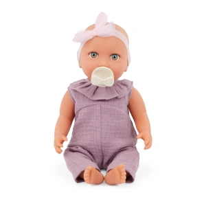 LULLABABY panenka v overalu s čelenkou 35 cm (1)