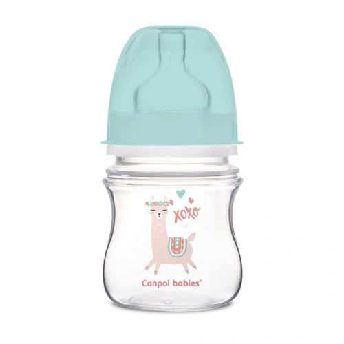 CANPOL BABIES láhev se širokým hrdlem Exotic Animals 120ml