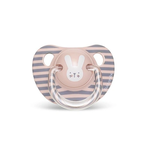 SUAVINEX Premium dudlík anatomický HYGGE 6-18 m - proužky růžová