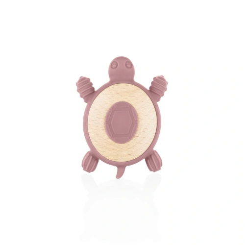 ZOPA silikonové dřevěné kousátko Turtle