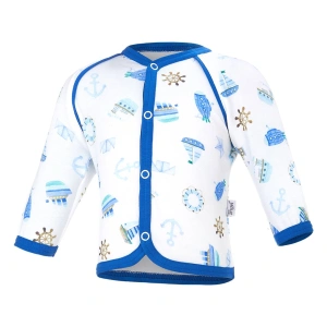 LITTLE ANGEL kabátek smyk TISK Outlast® moře