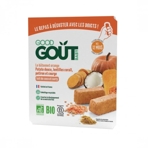 GOOD GOUT BIO BLW tyčinky z červené čočky a dýně (120 g)