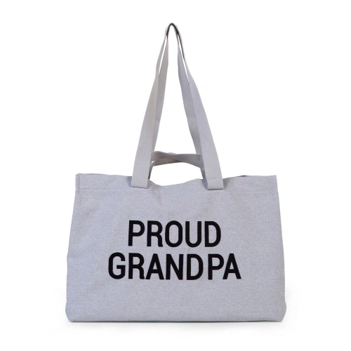 CHILDHOME cestovní taška Grandpa Canvas Grey