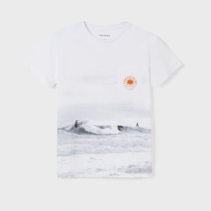 MAYORAL chlapecké tričko KR vlny bílá - 152 cm
