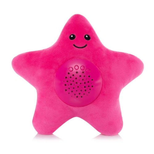 ZOPA Plyšová hračka Hvězdička s projektorem - Pink