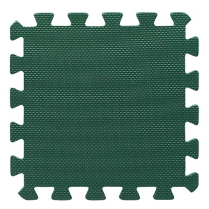 BABY DAN Hrací podložka puzzle Dark Green 90x90 cm (1)