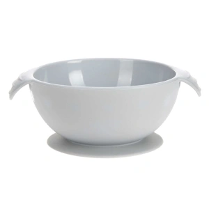 LÄSSIG Dětská mistička Bowl Silicone with suction pad Grey
