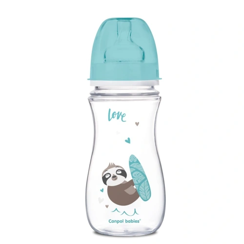 CANPOL BABIES láhev se širokým hrdlem Exotic Animals 300ml