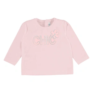 MAYORAL dívčí tričko Chic květinka růžová - 80 cm