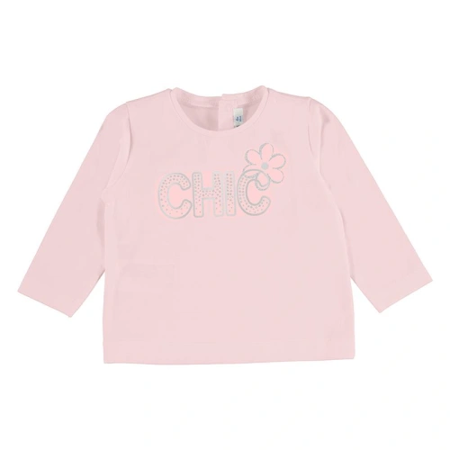 MAYORAL dívčí tričko Chic květinka růžová