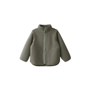 LEOKID Fleecová bunda Theo Vetiver Green (2)