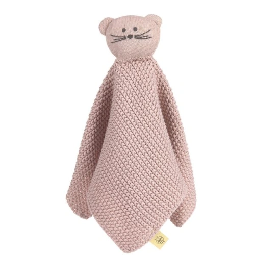 LÄSSIG Knitted Baby Comforter Little Chums mouse, dětský utěšitel