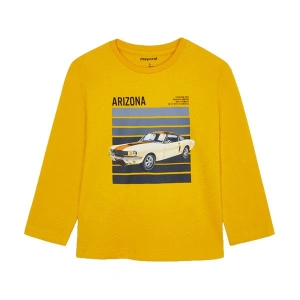 MAYORAL chlapecké tričko DR Arizona auto žlutá - 104 cm