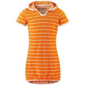 REIMA dívčí UV šaty Genua - Orange - 110 cm
