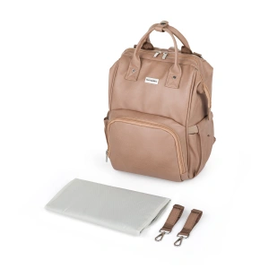 PETITE&MARS batoh přebalovací na kočárek Jasper Camel Beige (3)