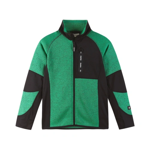 REIMA dětský fleecový svetr Reima Liukuen - Green