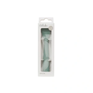 KIKKABOO lžička Platinum Silicone Sage (1)