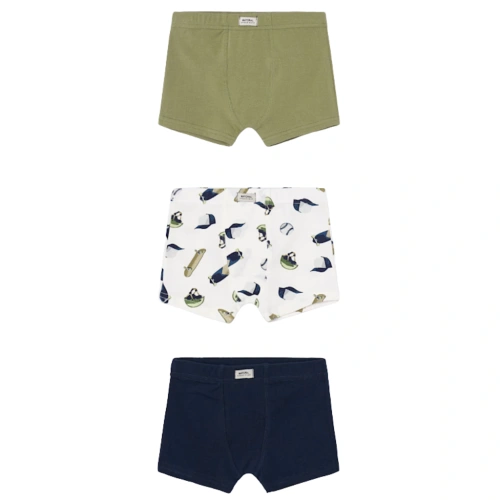 MAYORAL chlapecké boxerky set 3 ks zelená