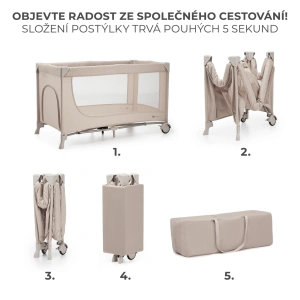 KINDERKRAFT postýlka cestovní Joy 2 (2)