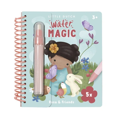 LITTLE DUTCH kniha kouzlení s vodou Rosa & Friends
