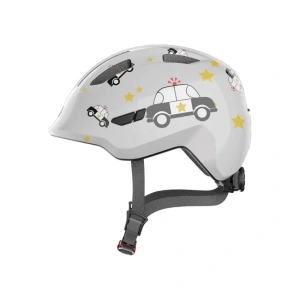 ABUS dětská cyklistická přilba Smiley 3.0 grey police šedá