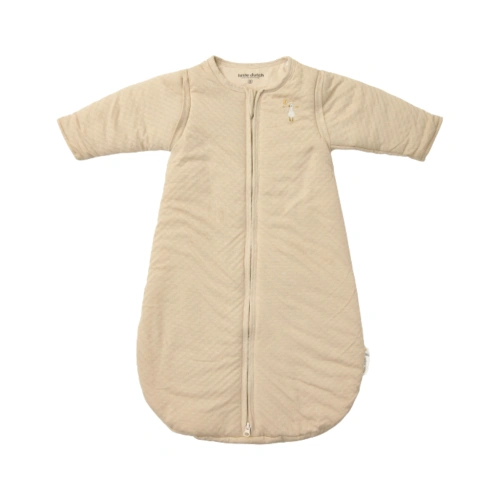 LITTLE DUTCH spací pytel s oddělitelnými rukávy Husa Beige Newborn Naturals