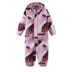 REIMA dětská zimní kombinéza s membránou Puhuri - Grey Pink