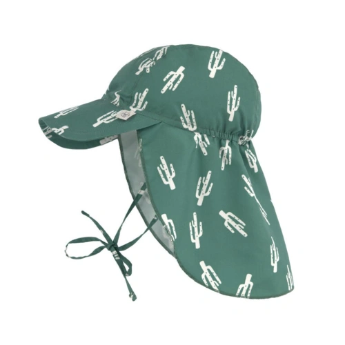 LÄSSIG klobouček Sun Protection Flap Hat cactus green