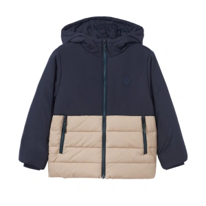 MAYORAL chlapecká zimní bunda modrá, béžová