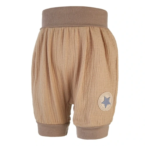 LITTLE ANGEL šortky tenké harémky písková