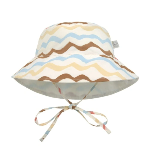LÄSSIG klobouček Sun Protection Bucket Hat waves sea salt