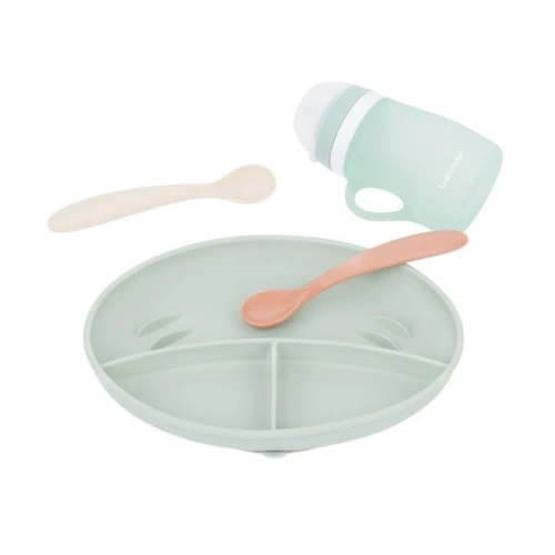 BABYMOOV Silikonová jídelní sada Grow ´Isy kit