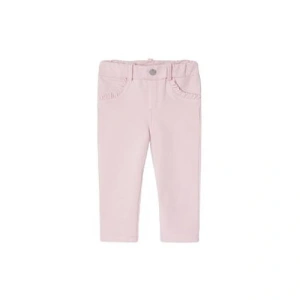 MAYORAL dívčí bavlněné kalhoty růžová - 80 cm