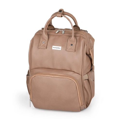 PETITE&MARS batoh přebalovací na kočárek Jasper Camel Beige
