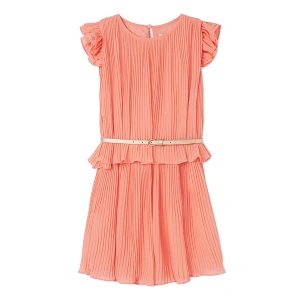 MAYORAL Dívčí šaty ohýbané šaty Coral - 140 cm